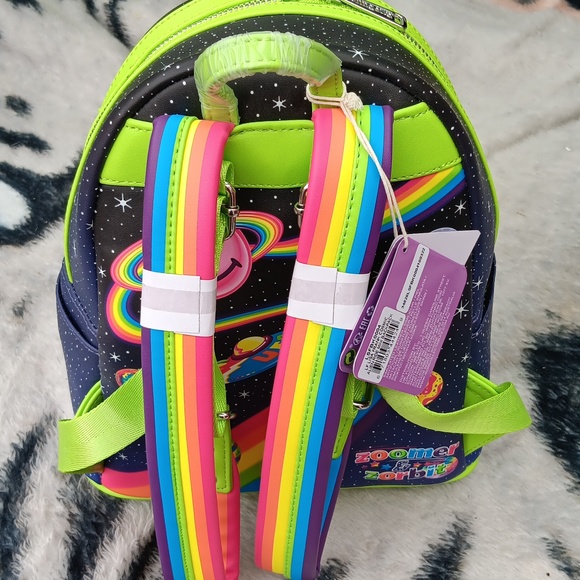 Loungefly Lisa Frank Cosmic Alien Backpack - Picture 2 of 4
